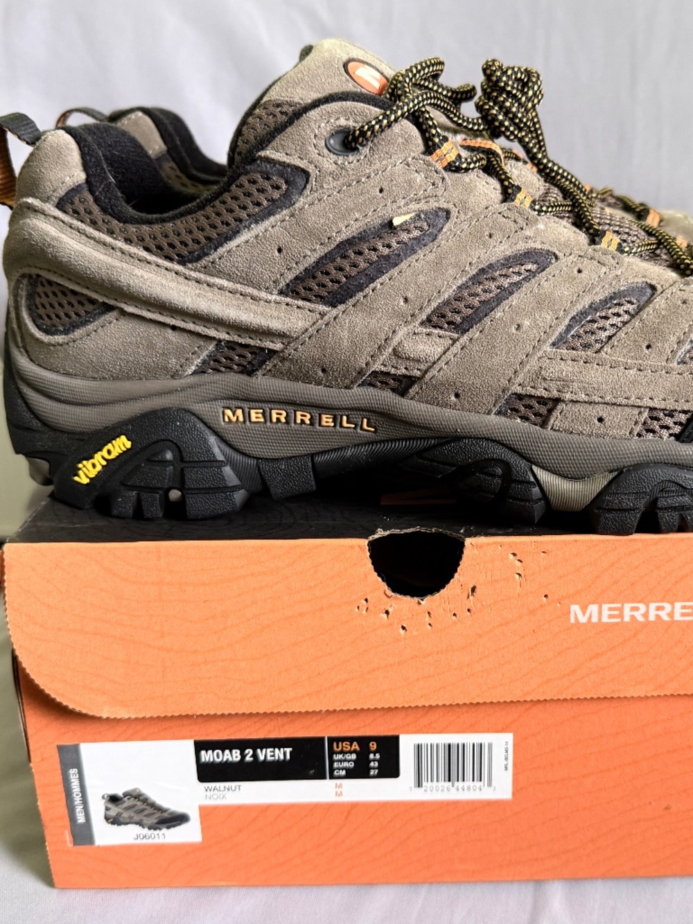 BNIB Merrell Moab 2 Vent (J06011) ~ Mens 9 / EU 43
